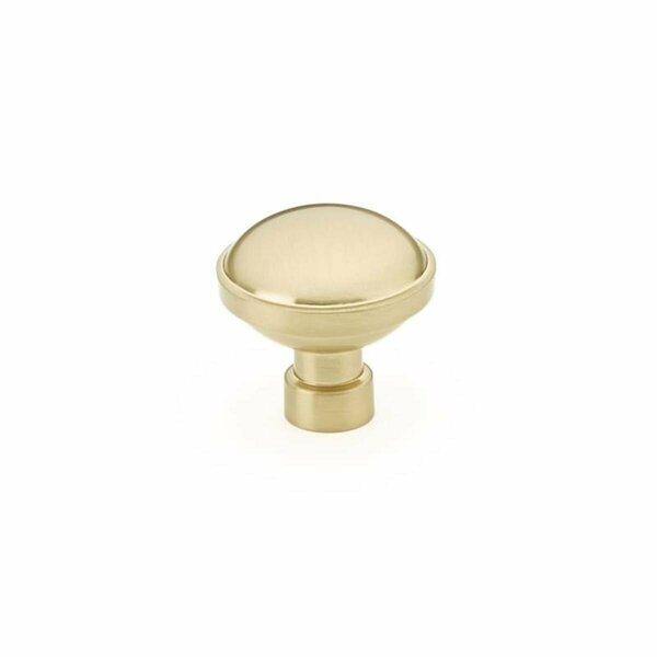 Kd Mobiliario 1.25 in. Brandt Cabinet Knob, Satin Brass KD3250762